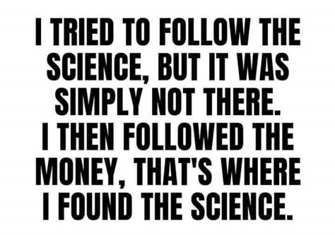 Money Mammon and Science