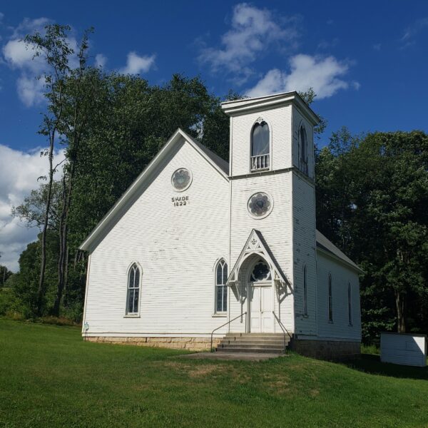 Abandoned church, empty church, closed church